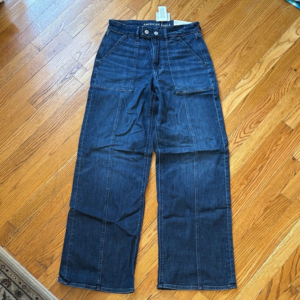 American Eagle Outfitters High Rise Women Jeans - Dark Blue